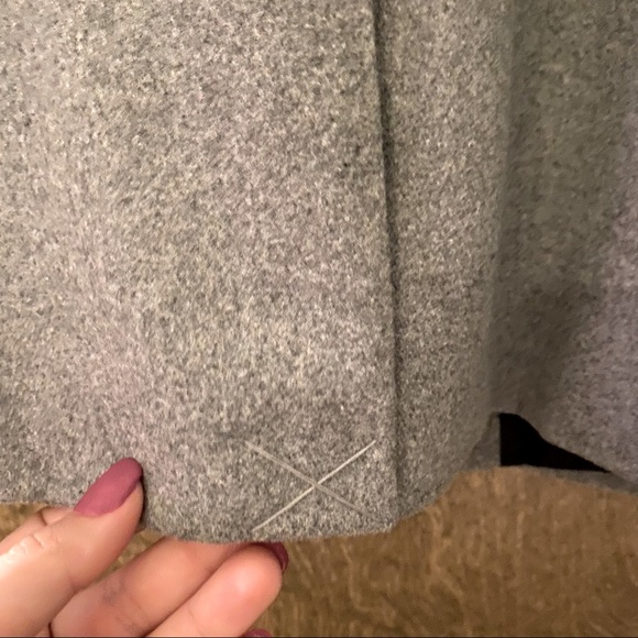 Mens H&M Wool Blend  Grey Peacoat - Picture 9 of 16